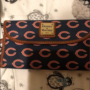 Chicago bear Dooney and Burke wallet
